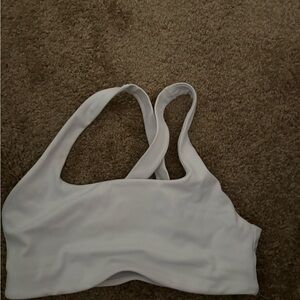 White Women's Sports Bra